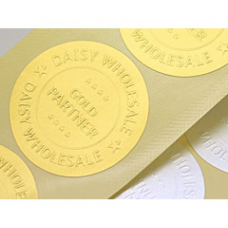 EMBOSSING GOLD LABELS