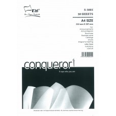 Conqueror Paper A4 size 100gsm Brilliant White(20 sheets)