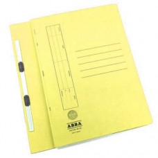  ABBA FLAT FILE 350(PM)PLASTIC CLIP YEL