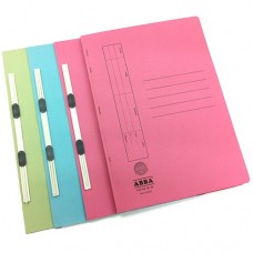  ABBA FLAT FILE 350(PM)PLASTIC CLIP PINK