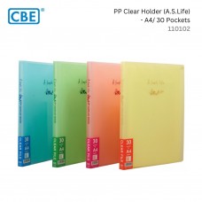 CBE CLEAR HOLDER 110102 30 POCKETS