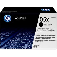 HP LaserJet Black Print Cartridge, yeild approx 6500 pgs -  CE505X