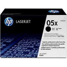 HP LaserJet Black Print Cartridge, yeild approx 6500 pgs -  CE505X