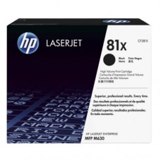 HP 81X Black LaserJet Toner Cartridge -  CF281X