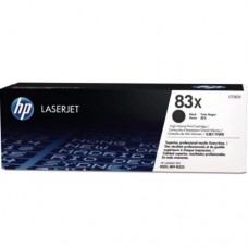 HP 83X Black Toner Cartridge  -  CF283X