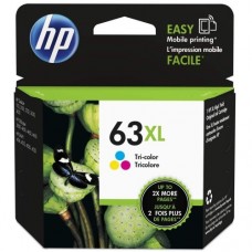 HP 63XL Tri-color Ink Cartridge  - F6U63AA