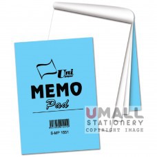 UNI WHITE MEMO PAD 3.5"X5" S-MP1551