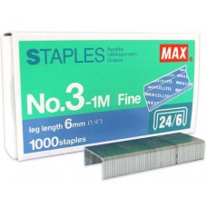 MAX NO.3-1M STAPLES (24/6)