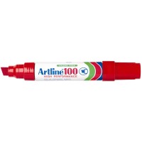 Artline 100 Permanent Markers Red